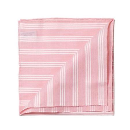 Les pochettes de costume &raquo; Les couleurs &raquo; Pochette rayures satin